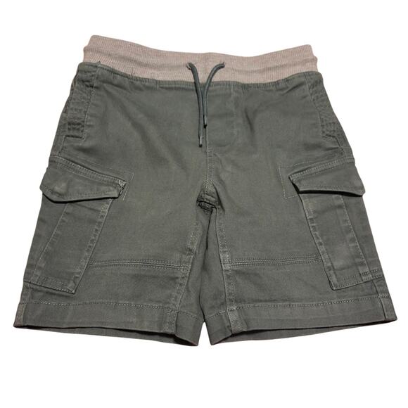 Eddie Bauer Boys Green Cargo Shorts - Size 7/8 - Comfy! - Picture 1 of 7